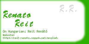 renato reit business card